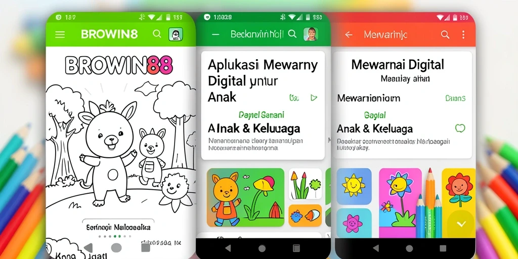 Antarmuka BROWIN88 yang cerah dan menyenangkan untuk anak-anak.