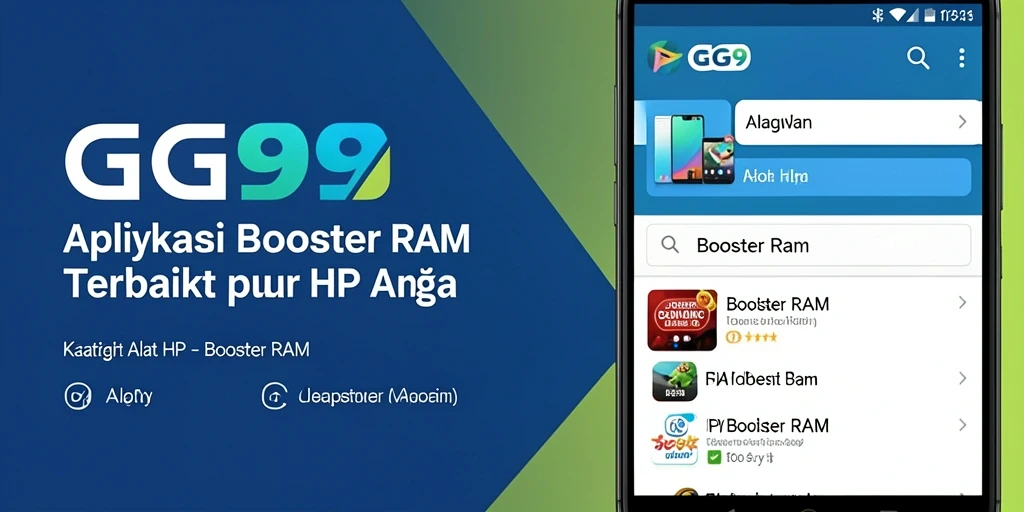 Antarmuka GG99 yang intuitif dan mudah digunakan untuk optimasi RAM.