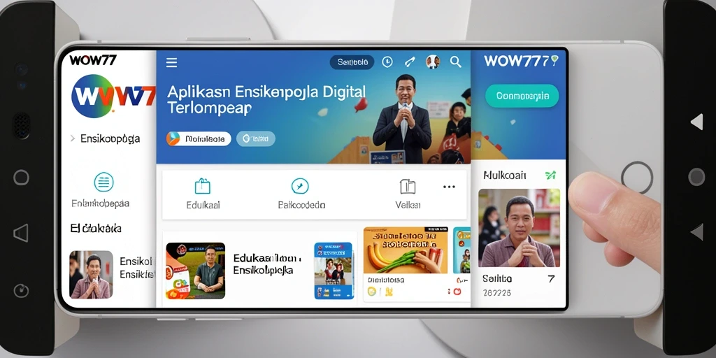 Tampilan antarmuka WOW77 yang menarik dengan akses mudah ke berbagai topik.